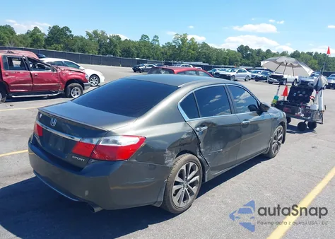 2013 Honda Accord Sport z USA, uszkodzony, nr VIN 1HGCR2F56DA127421